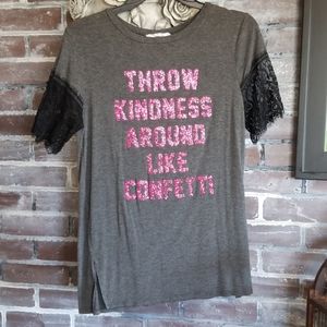 Grey/Black Show Stopper Small Tee